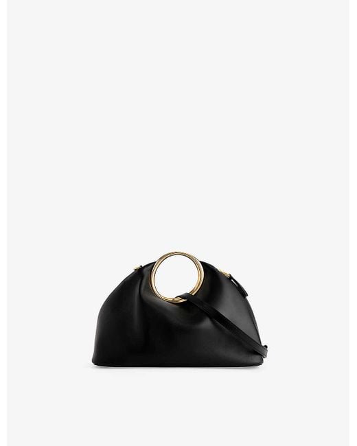 Jacquemus Black Le Calino Leather Top-handle Bag
