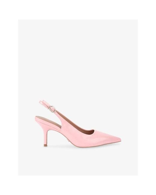 Carvela Kurt Geiger Pink Spirit Faux-Leather Courts
