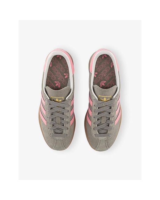 Adidas Pink Munchen Suede Trainers