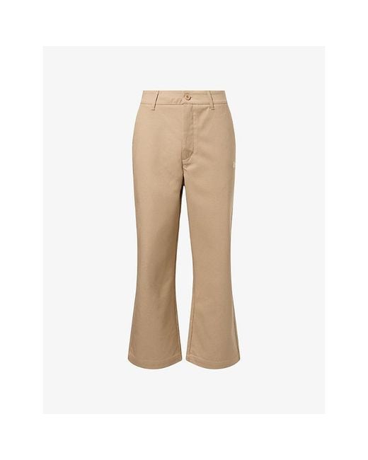 KTZ Natural Athletics Mlb Logo-Embroidered Cotton Chinos for men