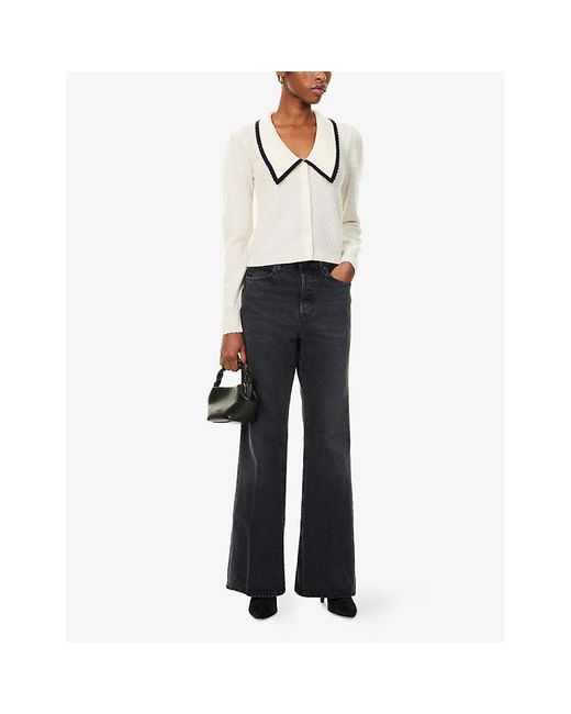 FRAME Blue The Lax Relaxed-Fit Denim Jeans