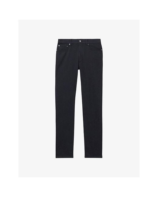 Reiss Blue Picton Slim-Fit Stretch-Denim Jeans for men