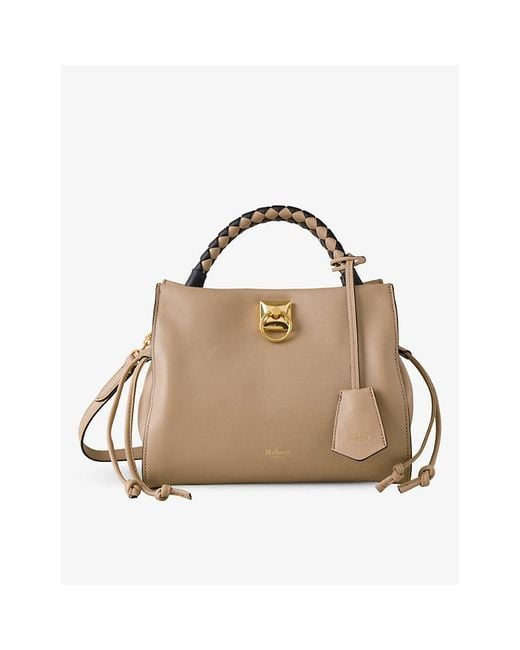 Mulberry Natural Iris Small Leather Top-handle Bag
