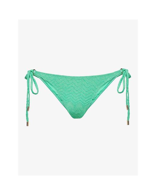 Melissa Odabash Green Key West Tie-Side Bikini Bottoms