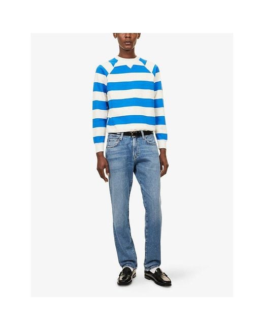 Citizens of Humanity Blue Elijah Straight-Leg Denim Jeans for men