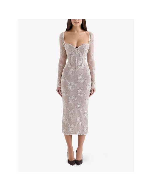 long sleeve dress long Elmont Long Sleeve Maxi Dress main image 1