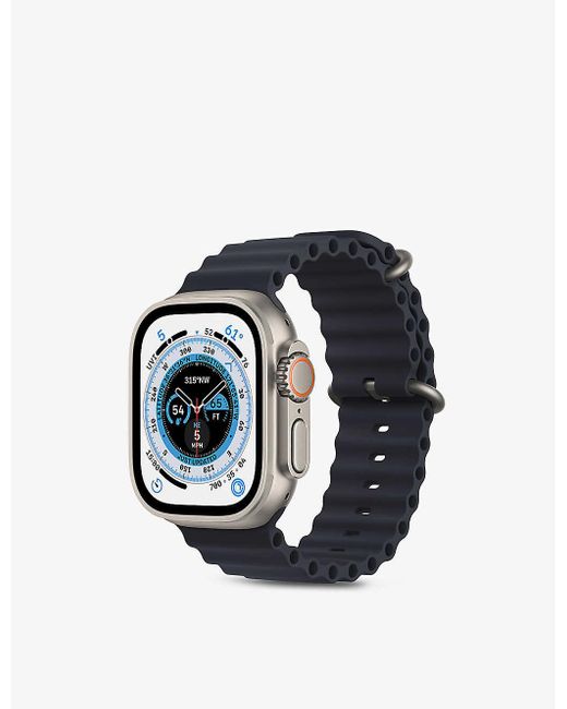 Apple Blue Watch Ultra 49mm With Ocean Band Strap