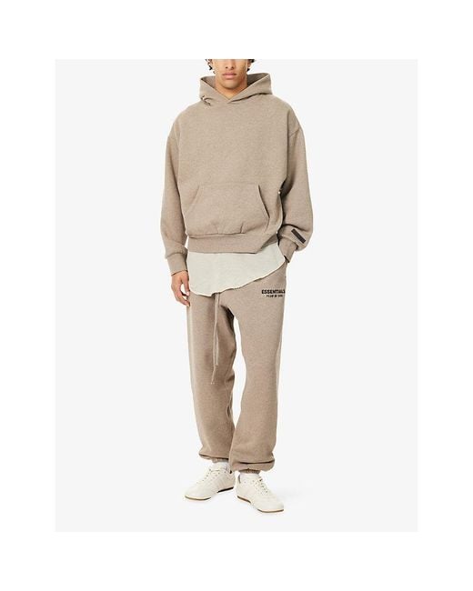 Fear Of God Natural Always On Logo-Print Cotton-Jersey Jogging Bottoms for men