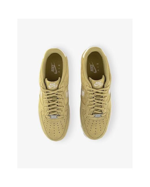 Nike Green Air Force 1 Lv8 Suede Low-Top Trainers for men