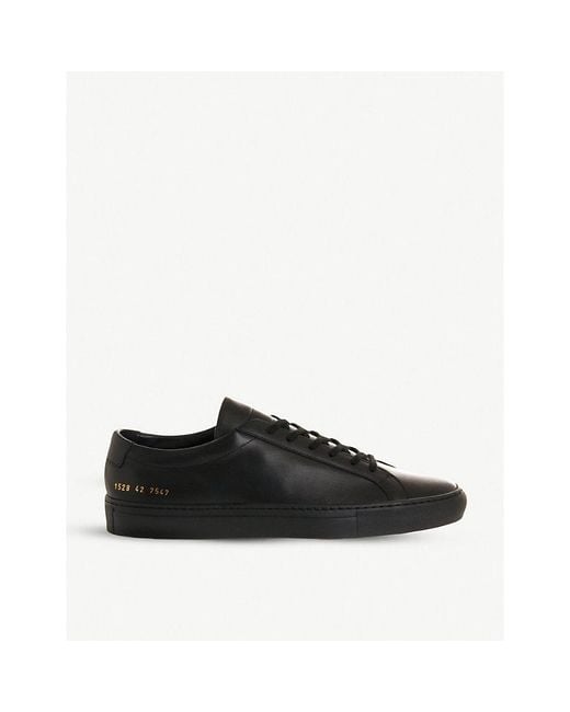 Common Projects Black Achilles Low-Top Trainers for men
