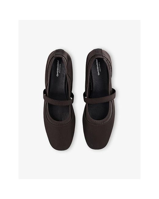Vagabond Black Hillary Woven Ballet Flats