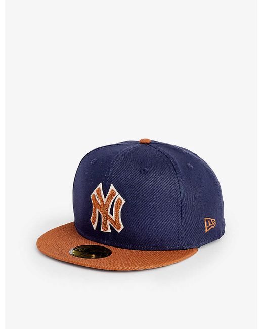 KTZ Blue Vy 59fifty New York Yankees Cotton-twill Cap for men