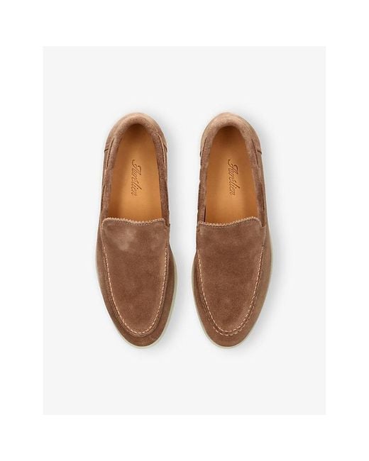 Aurélien Brown Yacht Suede Loafers