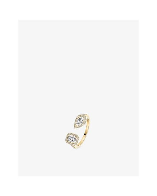 Messika White My Twin 18Ct And 0.69Ct Diamond Ring