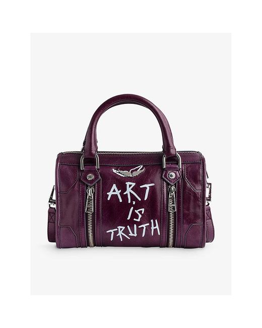 Zadig & Voltaire Sunny Xs 2 Tag Leather Cross-body Bag in