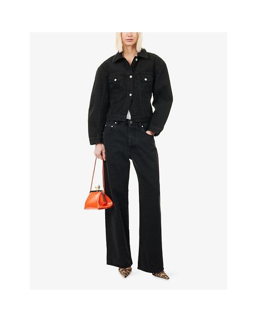 Jacquemus Black La Veste Regular-Fit Denim Jacket