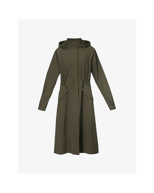 Sweaty Betty Green Motion Technical Shell Coat