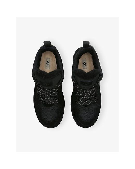 Ugg Black Lowmel Suede Trainers for men