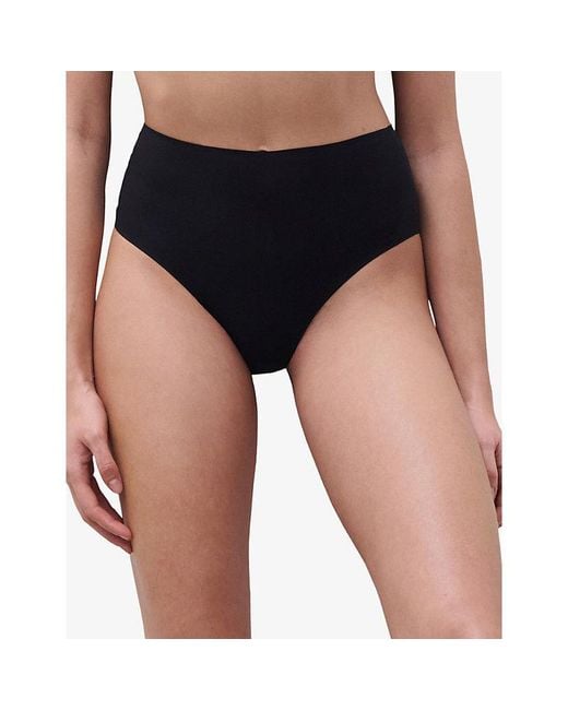 Chantelle Blue Soft Stretch Seamless One-Size High Waisted String