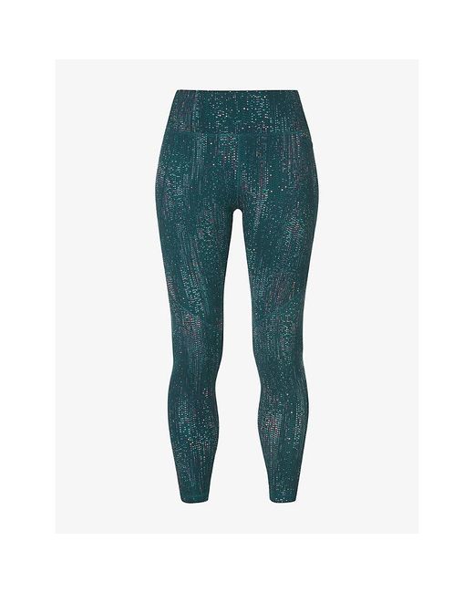 Sweaty Betty Green Power 7/8 Workout Leggings