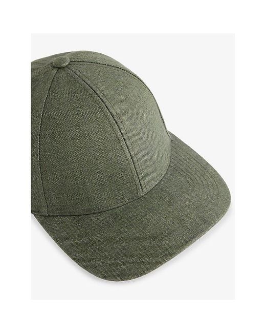 Varsity Headwear Green Legacy Structured Linen Cap for men