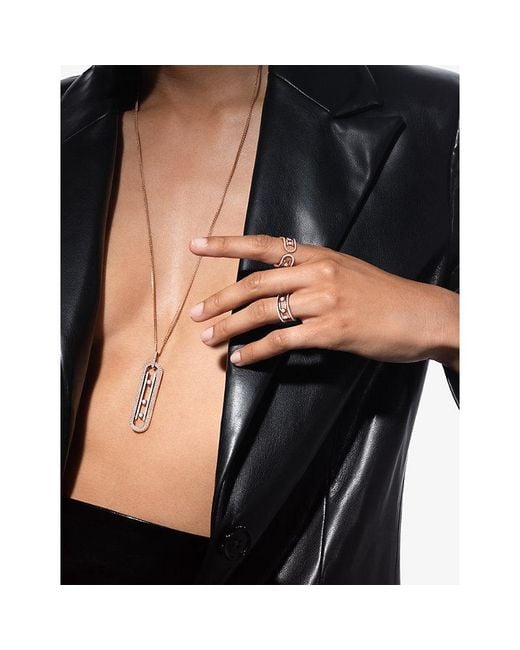 Messika White Move 10Th 18Ct And 0.79Ct Diamond Ring