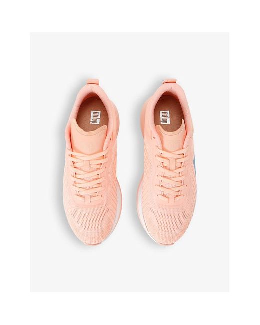 Fitflop Pink Ff-runner Woven Low-top Trainers