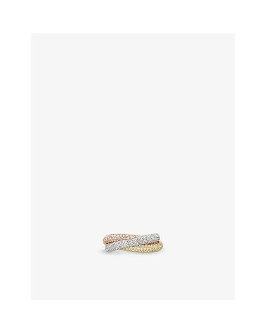 Cartier White Trinity 18Ct, Rose, - And 1.93Ct Diamond Ring