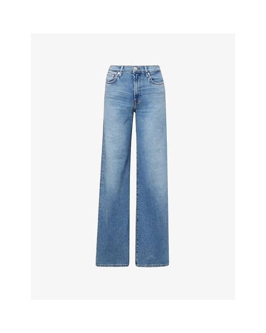 7 For All Mankind Blue Womens 7 For All Mankind