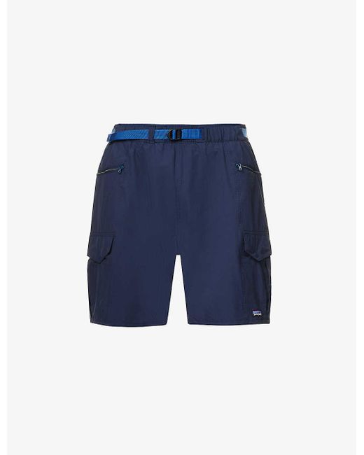 Patagonia Outdoors Elasticated-waistband Stretch-shell Short in Blue for Men  | Lyst UK
