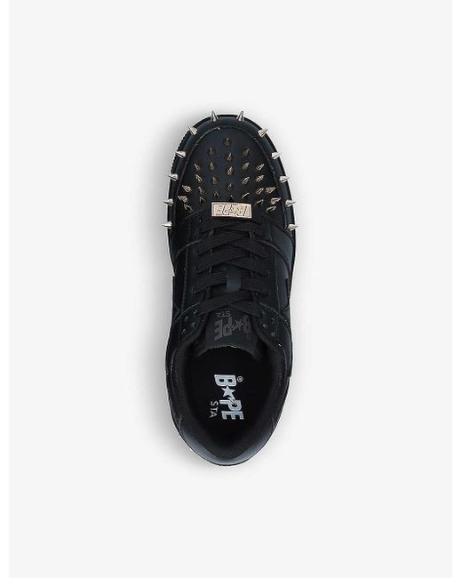 bapesta studded black