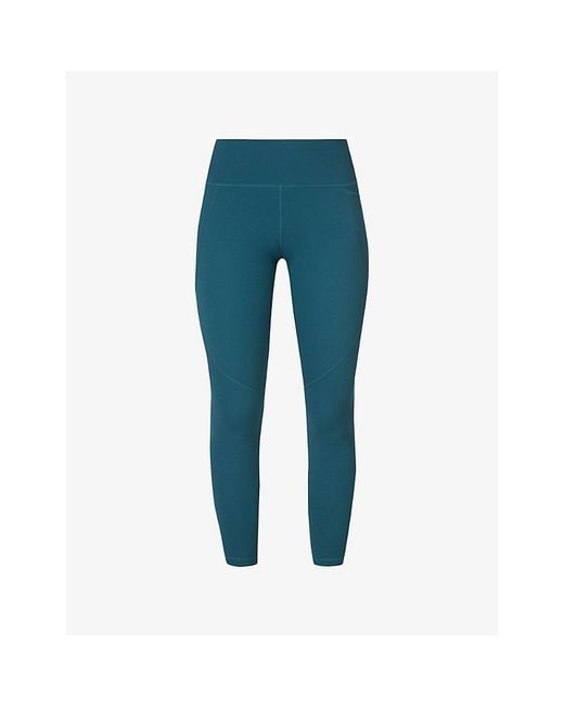 Sweaty Betty Blue Power 7/8 Workout Leggings