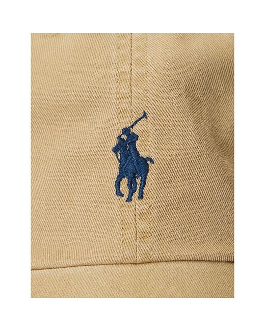 Polo Ralph Lauren Natural Logo-Embroidered Cotton Baseball Cap