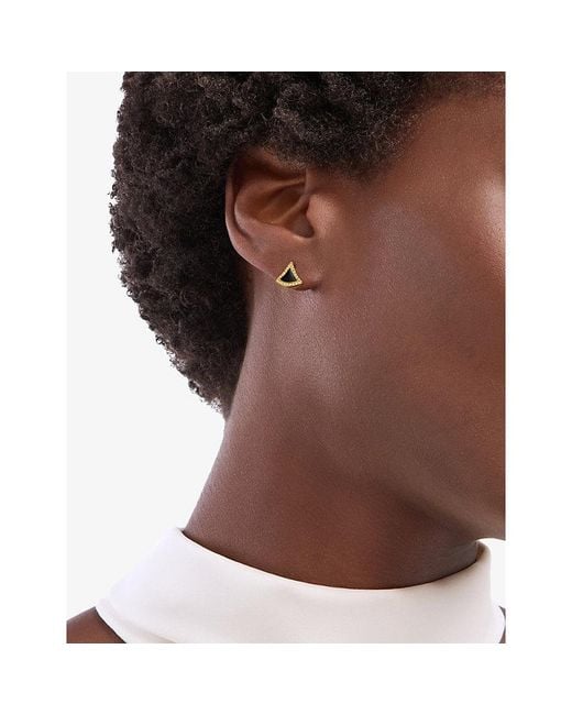 BVLGARI Metallic Divas' Dream 18Ct- Onyx And 0.10Ct Pavé-Diamond Earrings