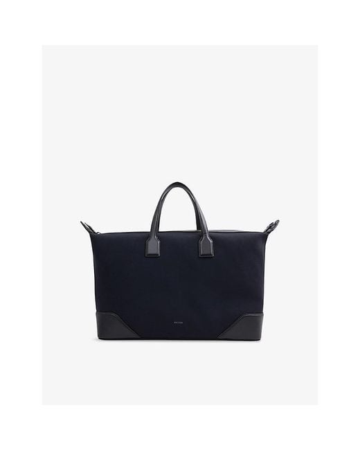 Reiss Blue Elliot Nylon Holdall