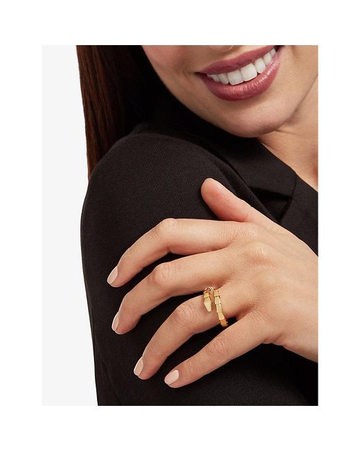 BVLGARI Metallic Serpenti Viper 18Ct- Ring