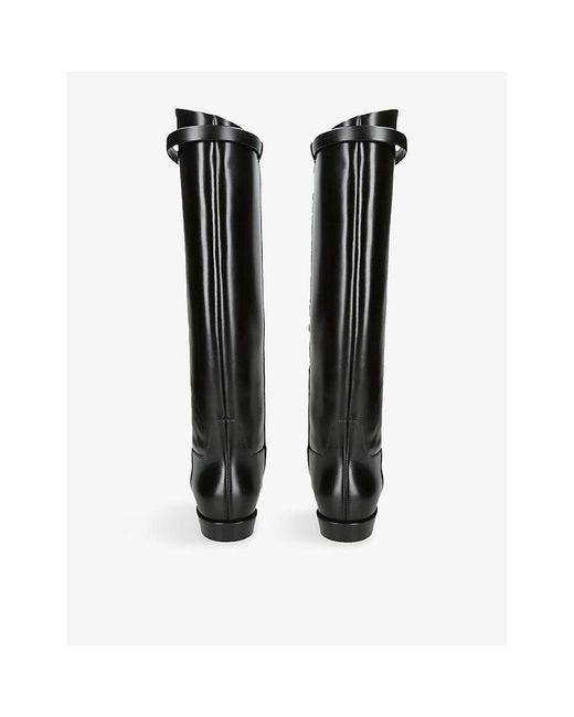 Totême  Black The Riding Leather Boot