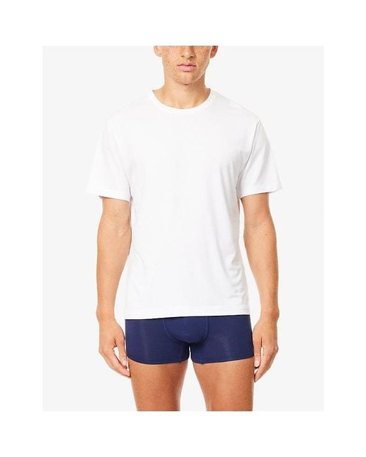 CHE White Body Crew Neck Modal-Jersey T-Shirt for men