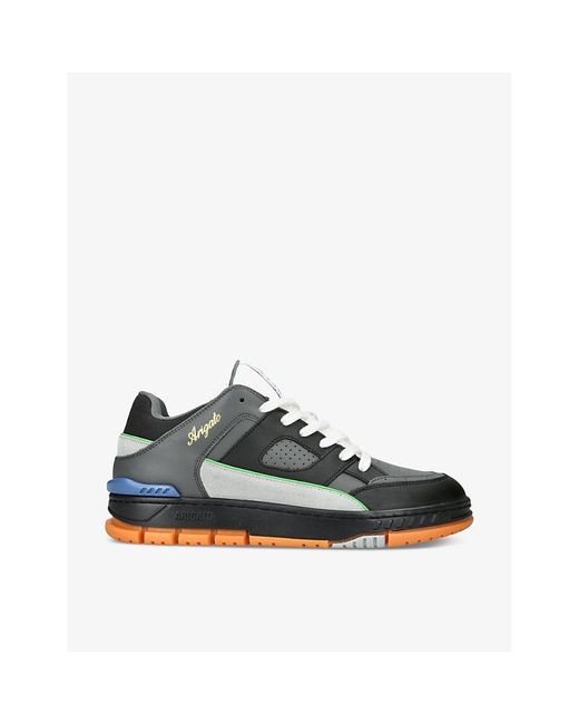 Axel Arigato Multicolor Area Lo Brand-patch Leather And Recycled Polyester Low-top Trainers for men