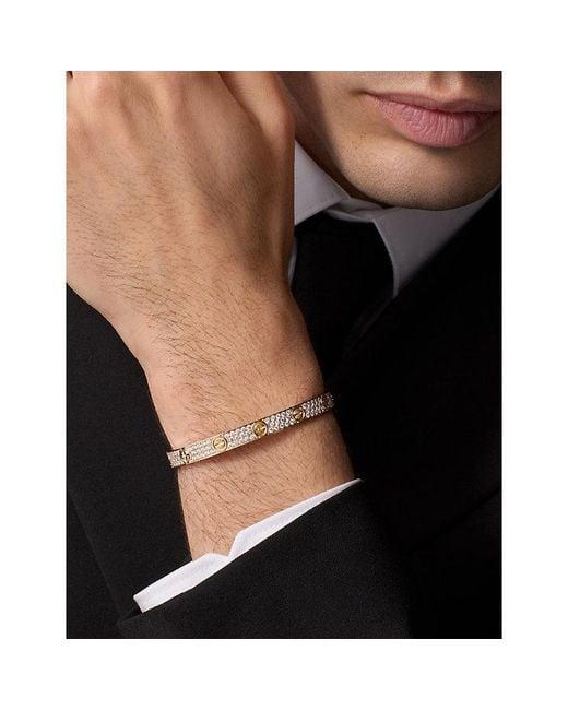 Cartier Metallic Love Classic 18Ct- And 1.99Ct Brilliant-Cut Diamond Bracelet