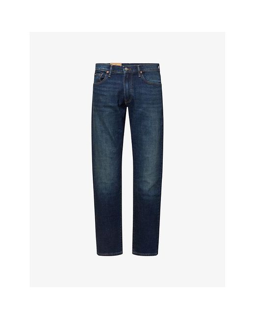 Polo Ralph Lauren Blue Hampton Classic Straight-Fit Denim Jeans for men