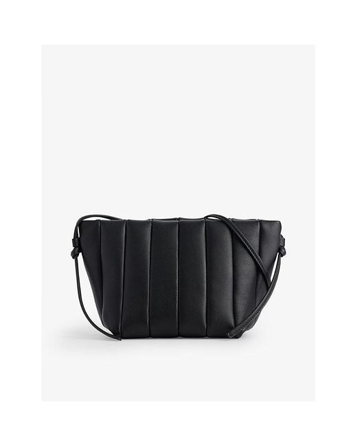 Maeden Black Boulevard Quilted Leather Cross-body Bag
