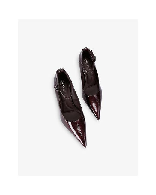 Carvela Kurt Geiger White Alto Faux-Leather Courts