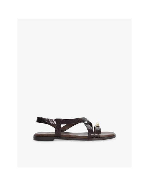 Dune Multicolor Lite Patent-Leather Sandals