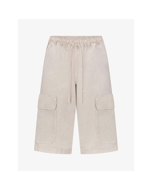 Skims Natural Sleep Henley And Fold-Over Short Jersey Set