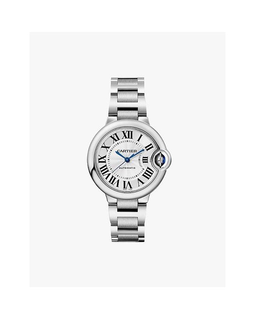 Cartier White Crwsbb0044 Ballon Bleu De Mechanical Watch