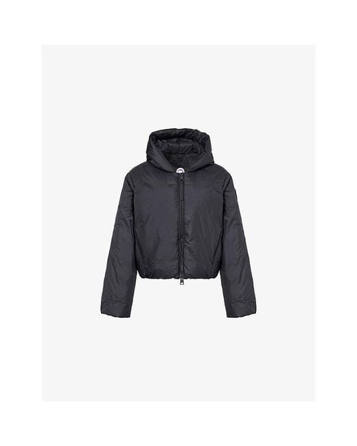 Canada Goose Blue Elba Nylon-Down Jacket