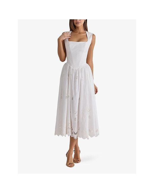 House Of Cb White Womens House Of Cb