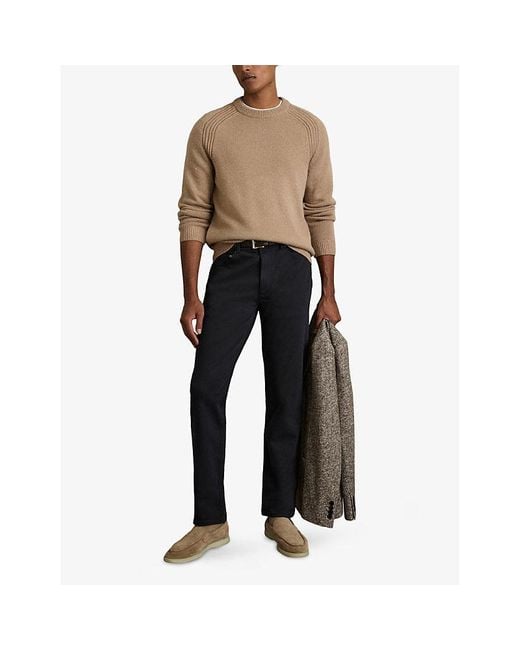 Reiss Blue Picton Slim-Fit Stretch-Denim Jeans for men