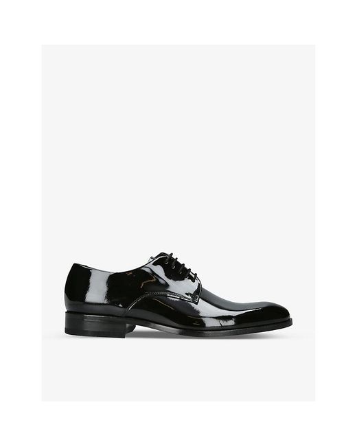 Loake Black Bow Leather Oxford Shoes for men